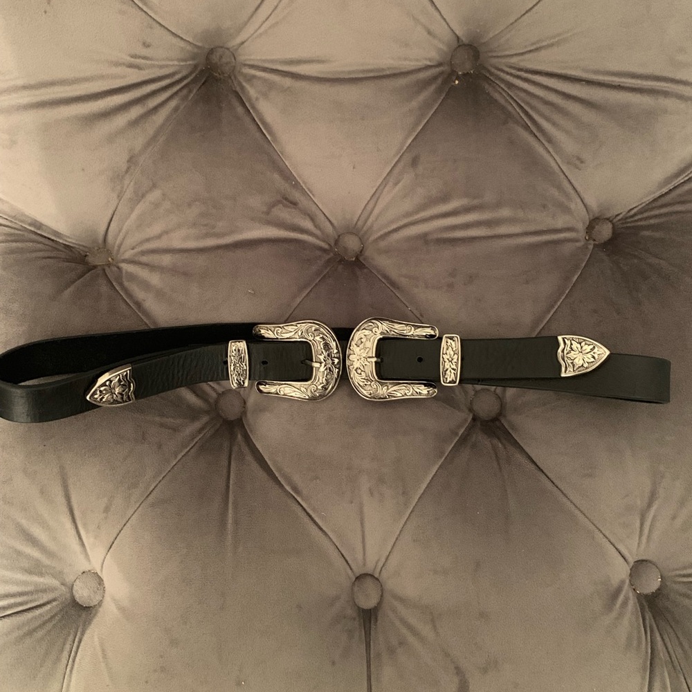 B-low the Belt Bri Bri Double Buckle Belt